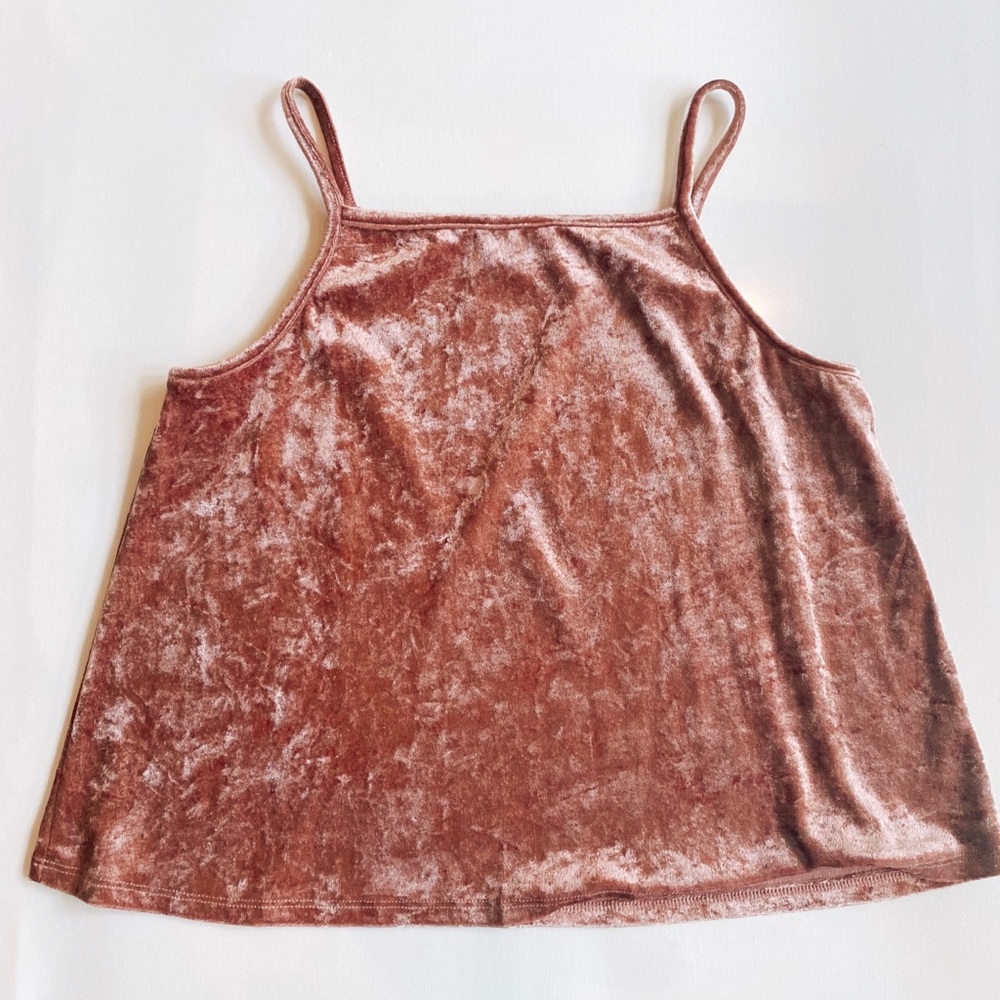 crushed velvet top